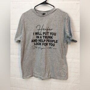 Large Gray TShirt Ladies (0144)